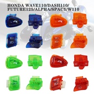 4 Color Button Handle Switch Set Fpr HONDA WAVE110/DASH110/FUTURE125/ALPHA/SPACY/W110