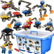 gaga生日禮物益智玩具群隆科教百變工程機械齒輪450029656兼容樂高教具大顆粒積木玩具