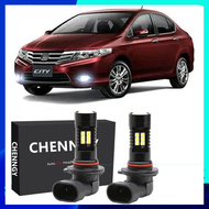 สำหรับ HONDA CITY TM0 2008 ถึง 2014 ด้านหน้าโปรเจคเตอร์หมอกโคมไฟหลอดไฟชุด 6000K 9-32V (1 คู่) รับประ