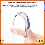 [Fx] Car Bumper Protector 2/4pcs Car Anti-collision Strip Black Self-adhesive Flexible Bumper Protec