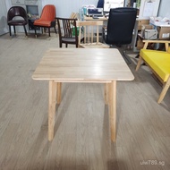 Simple Small Square Table All Solid Wood Square Dining Table Dining Table Square Small Apartment Nor