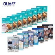 QUAFF Glossy & Matte Double Sided Photo Paper A4 Size - 50Sheets (120gsm - 300gsm)