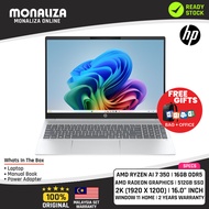 HP OmniBook 5 NGAI Laptop (16‑AG1023AU) AI Laptop AMD Ryzen AI 7 350 | AMD Radeon 860M | Glacier Sil