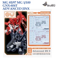 WATER DECAL [GUGU STUDIO] MG85/97 MG 1/100 GNX-604T ADVANCED & DEBORAH [2 IN 1] SLIDE 85 97