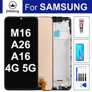 จอ LCD สำหรับ Samsung Galaxy A16 4G SM-A165F A165M/5G A166B A166P A26 A266E A266B M16 M166P แสดงหน้า