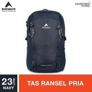 p0 Eiger Diario Clock Basic Daypack - Navy 23L