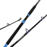 Fiblink 1-Piece Conventional Boat Rod Saltwater Offshore Graphite Spinning Fishing Rod(6-Feet, 30-50