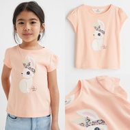 H&M GIRLS' T-SHIRT 4 - 10 Y ORIGINAL STORE/WEBSITE