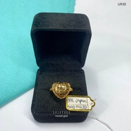 10k Gold Filled Adjustable Ring Non Tarnish Diacut Design Jewelry Hypo Allergenic US 10K Gold