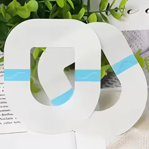 50 Pack Waterproof Transparent Adhesive Patches Sensor Covers for Dexcom G6,G7,Omnipod,Pre-Cut Adhes