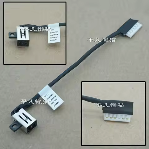 New Laptop DC Power Jack Cable Charging Connector Port Plug For Dell Vostro 3510 3400 3401 3500 3501