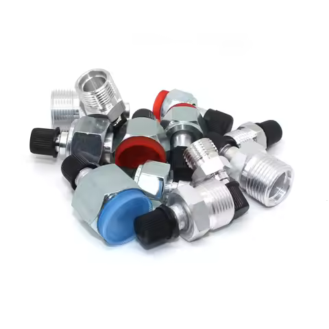 3/8'' 1/2'' 5/8'' R12 Leak Block Off Fittings Kit for A/C Air Conditioning Compressor pipeline evapo