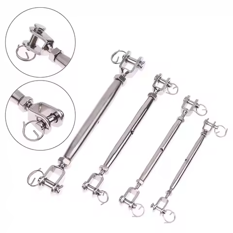 European Closed Body Swage Turnbuckle Stainless Steel 304 316 M4 M5 M6 M8 Heavy Duty Stainless Turn 