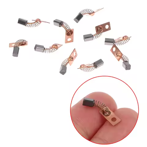 10Pcs Electric Motor Carbon Brushes Replace Dental Grinding Machine Micromotor Handpiece 3X3X4.5MM.