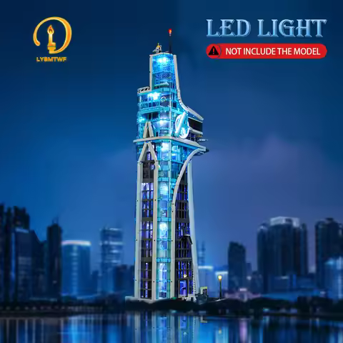 BRIXSPARK DIY Decor LED Lighting Kit for 76269 Lego Building Blocks Tower Battle,Bricks Not Included