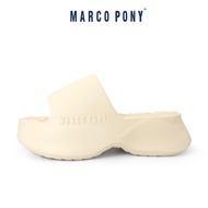 รองเท้าแตะแบบสวม Marco Pony  รองเท้าแฟชั่น  แบรนด์ Marco Pony สำหรับผู้หญิง เสริมส้น 6 CM. MH9022 รอ