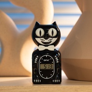 美國製 Kit Cat Klock 電子貓咪鬧鐘 紳士經典黑貓