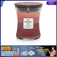 [sgstock] WoodWick Exotic Spices Medium Hourglass Trilogy Candle, 9.7 oz. - [ Exotic Spices Trilogy 
