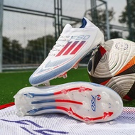 F50 Low-Top Football Boots Male Female Students AG Long Spike World Cup TF Spike Grass Competition T