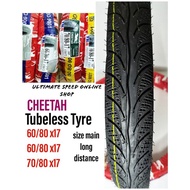 TAYAR 60/80-17 60/90-17 70/80-17 CHEETAH TUBELESS CTH-72 ( Bunga Diamond )