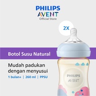 Philips AVENT Natural Bottle Twin PPSU 260ml - Baby Milk Bottle