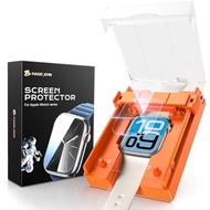 MAGIC JOHN 2 Pack for  Watch Ultra 3(2025) Ultra 2/Ultra 49MM Screen Protector, [Automatic Align Tec