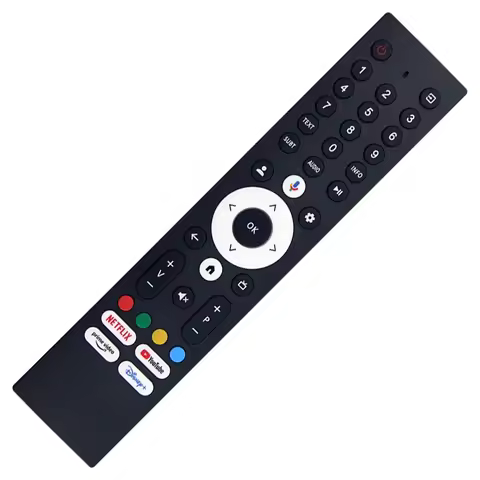 Voice remote control compatible with Sansui, Caixun, Thomson TV RC-G01M spare parts Note: With voice