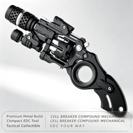 [Limited Time Discount] EDCELL Metal Machinery Destroyer | Gun-Shaped Composite Material EDC Decompr