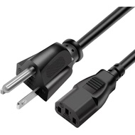 Kabel Kuasa AC 3-Cabang Serasi dengan Plat Getaran, Treadmill, Elliptical, Fitpulse, Lifepro, Hurtle