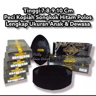 Wadimor original black peci height 7 cm 8 cm 9 cm AC original Wadimor skullcap height 7cm 8cm 9cm Or