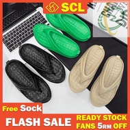 Ai3 SCL Ready Stock Men's Everyday Flip Flop Beach Shoes Non-slip Wear-resisting