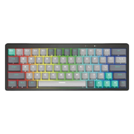 WIRELESS KEYBOARD (คีย์บอร์ดไร้สาย) FANTECH ATOM PRO63 MK912 (MERCURY) (BLUE SWITCH RGB EN/TH)