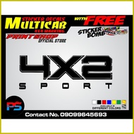 ☋ ﹊ ۞ Multicab 4x2 marking Sticker Decals Set cut-out vinyl