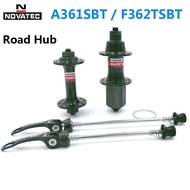 Cod NOVATEC Sealed Bearing Hubs A361/F362 Road Bicycle hub V-Brake Front and Rear 24 Hole 28H/32H 8-
