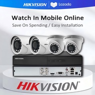 Hikvision CCTV Kit CCTV Camera Package 1080P Full HD Cellphone Remote Monitoring IP67 Outdoor Waterp