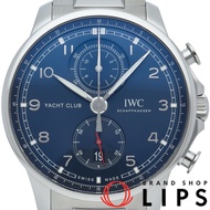 นาฬิกาข้อมือผู้ชาย IWC Portugieser Yacht Club Chronograph สีน้ำเงิน รุ่น IW390701 ตัวเรือนสแตนเลส สี