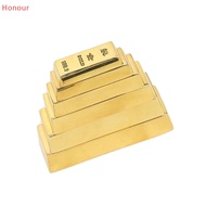 [Honour] Pure copper imitation gold bar fake gold bar ingot brass solid props gold bullion copper gold bar decor home decor home decore