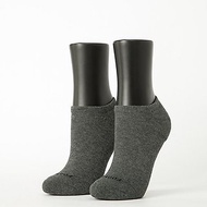 【FOOTER】微分子氣墊單色船型薄襪-深灰(女襪/M)