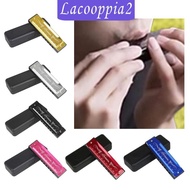 [Lacooppia2] Mouth Organ Harmonica Professional Gifts Instrument 10 Holes 20 Tunes C Key for Club Concert Stage Performance Child