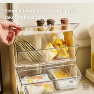 IKONELACI Organizer Box Snack Rak Kotak Minimalis Rak Meja - kuigrocery