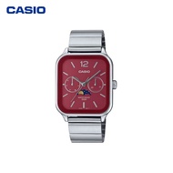 Casio MTP-M305D-7A นาฬิกาสี่เหลี่ยมเล็กสำหรับผู้ชายและผู้หญิงนาฬิกาควอตซ์แท้รุ่นใหม่ Watches MTP-M305L-7A