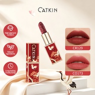 CATKIN Matte Lipstick Long Lasting Moisturizing Smooth High Pigmented Lips Makeup 3.2g