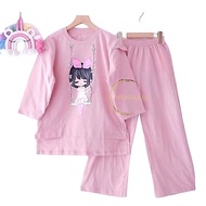 Nooka Set Kids Girls' Clothes 3-12 Years Crinkle airflow - Latest clana cargo Suit 2025