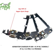 K/C FLEXIBLE IP CHARGER CONNECTOR ORIGINAL + IC IP XS XSMAX/ IP 11/ 11 PRO/ 11 PROMAX/ ORIGINAL+IC C