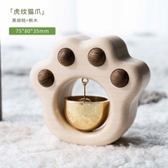 amine OUI Entry Pendant Bell Cat Paw Housewarming BK9K Unintentional Wind Chime Reminder for Opening