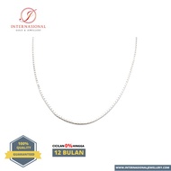 READY Kalung Italy Emas Putih asli 750 INTERNASIONAL Original