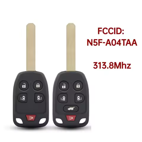 Remote key for 2011 2012 2013 Honda Odyssey FCC N5F-A04TAA 313.8Mhz 5/6 button ID46 chip