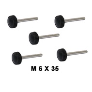 EELIC SEP-Y6X35 Contents 5 pcs Yuria screws, yuria iron screws, outer thread screws, 6x35 anti-rust
