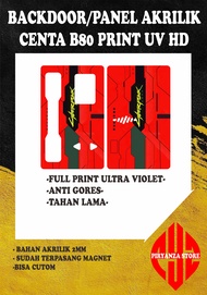 Panel Backdoor Centa B80 Print Ultra Violet-Piryanza Store