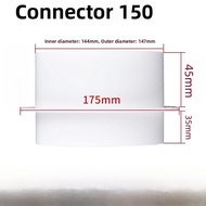 New Fresh Air Pipe Ventilation Smoke Exhaust Check Valve Odor Prevention Wind Proof Single Direction